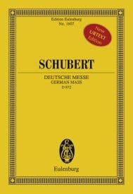Schubert: German Mass D 872 (Study Score) published by Eulenburg